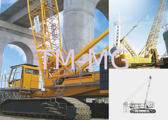 kwaliteit  Jib Tracked Hydraulic Crawler Crane QUY130, Knuckle Boom Crane for Lifting Heavy Things fabriek