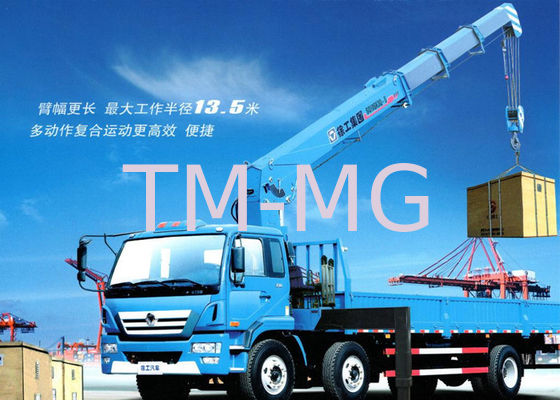 10T hydraulische Boomvrachtwagen Crane For Lifting And Transporting